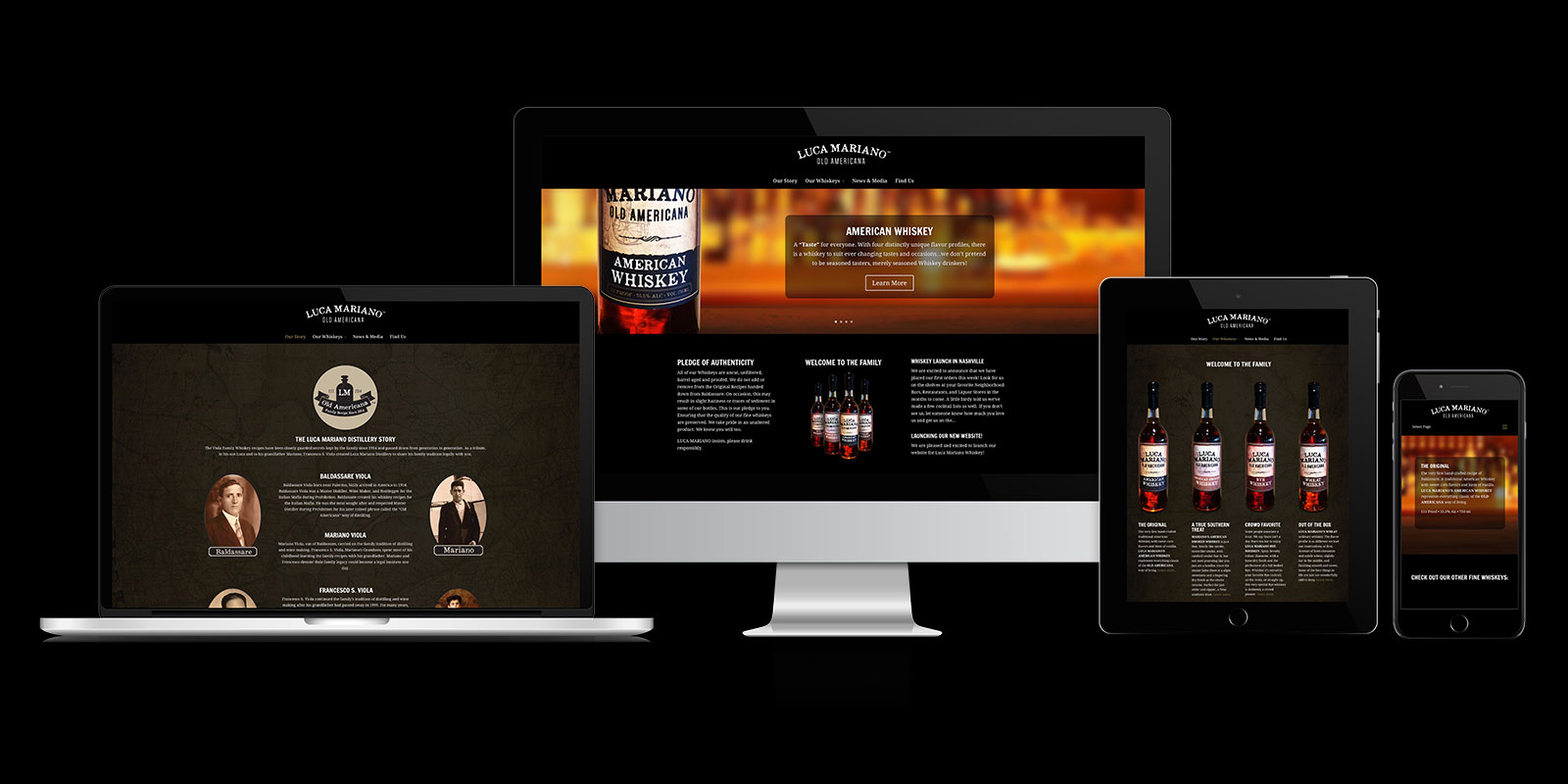 Luca Mariano - Website Design