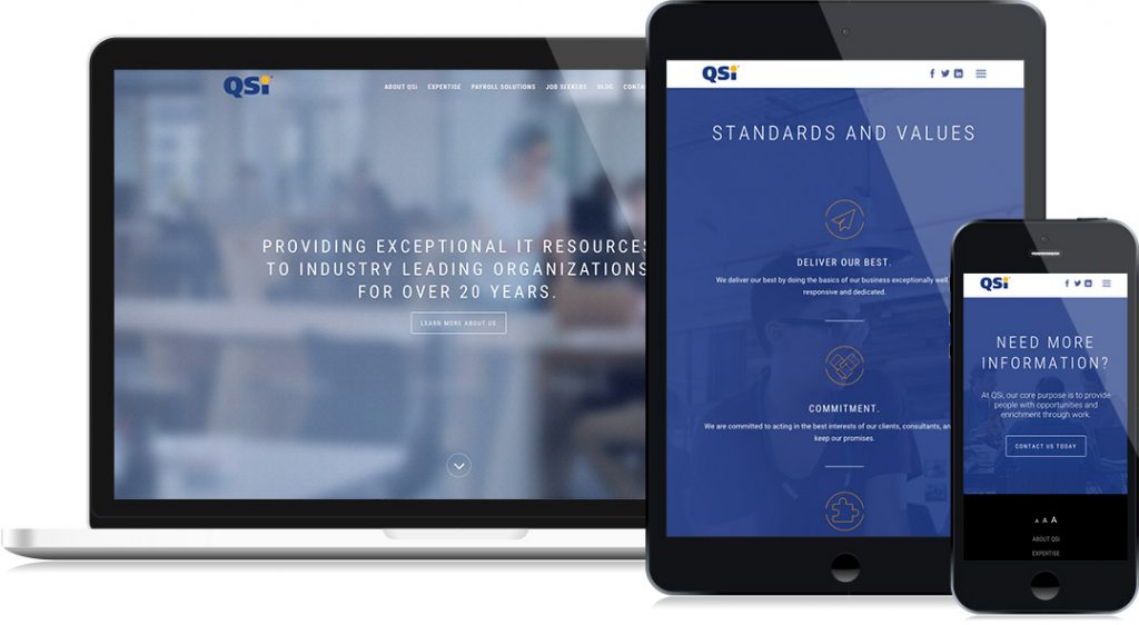 QSi – New Website Design