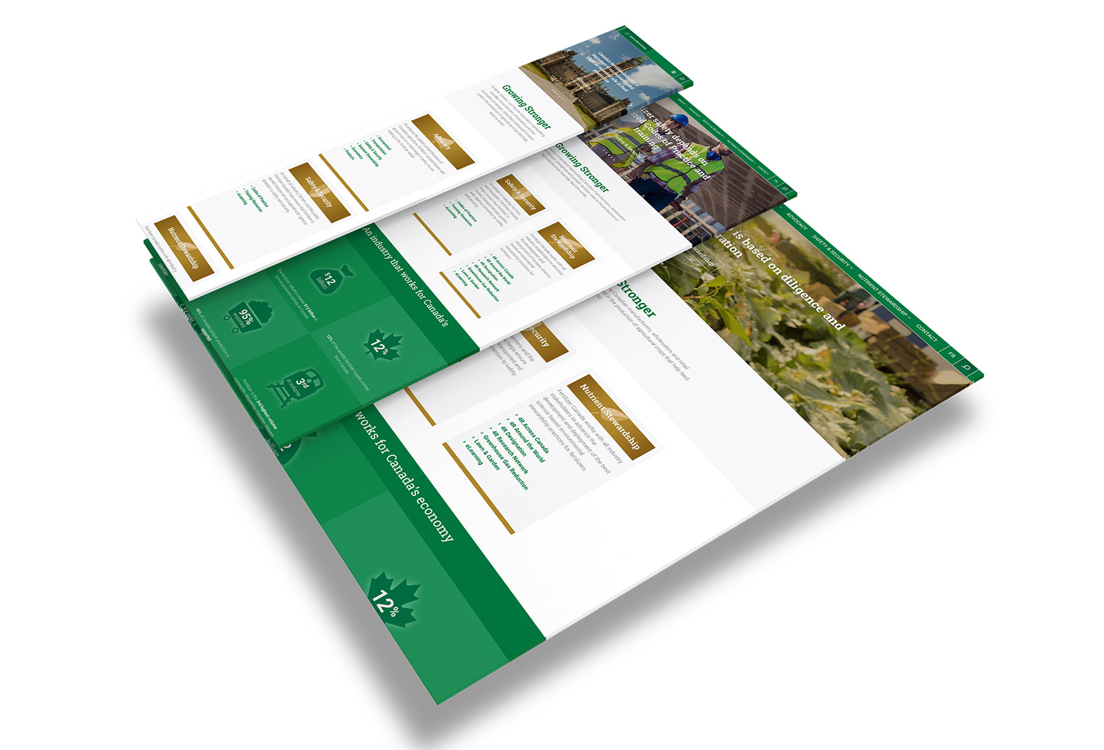 Fertilizer Canada - Web Design Layers