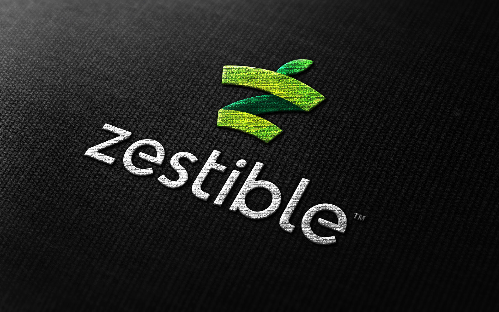 Zestible Stitched Logo Design Zestible Stitched Logo Design