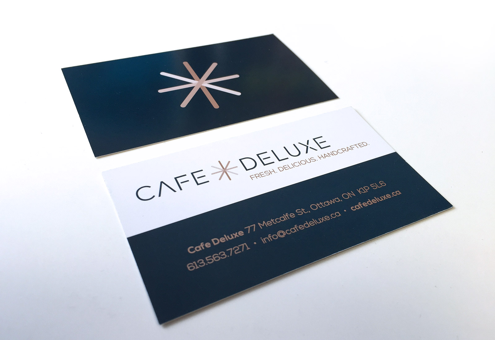 Cafe Deluxe - Business Cards