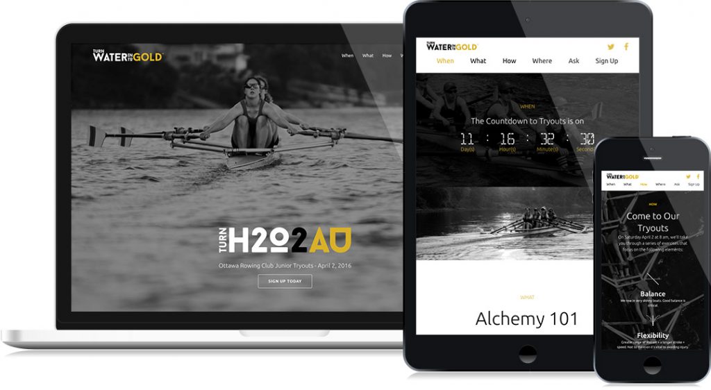 Turn Water To Gold – New Website Design