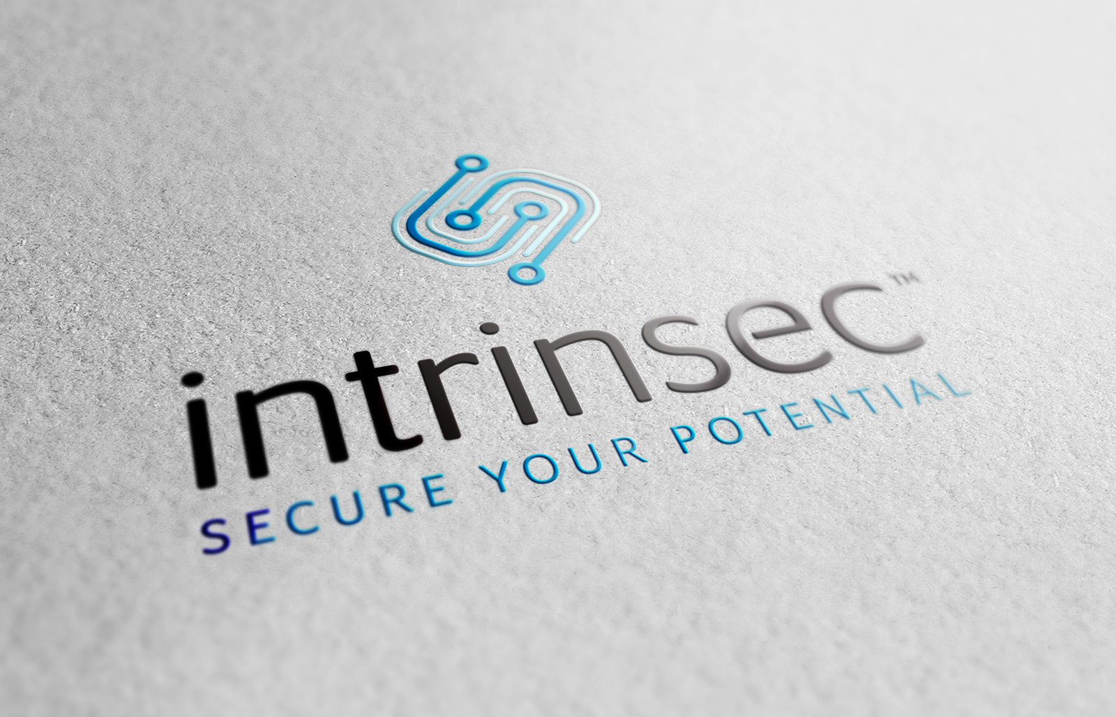 Intrinsec - Logo Design UV Spot