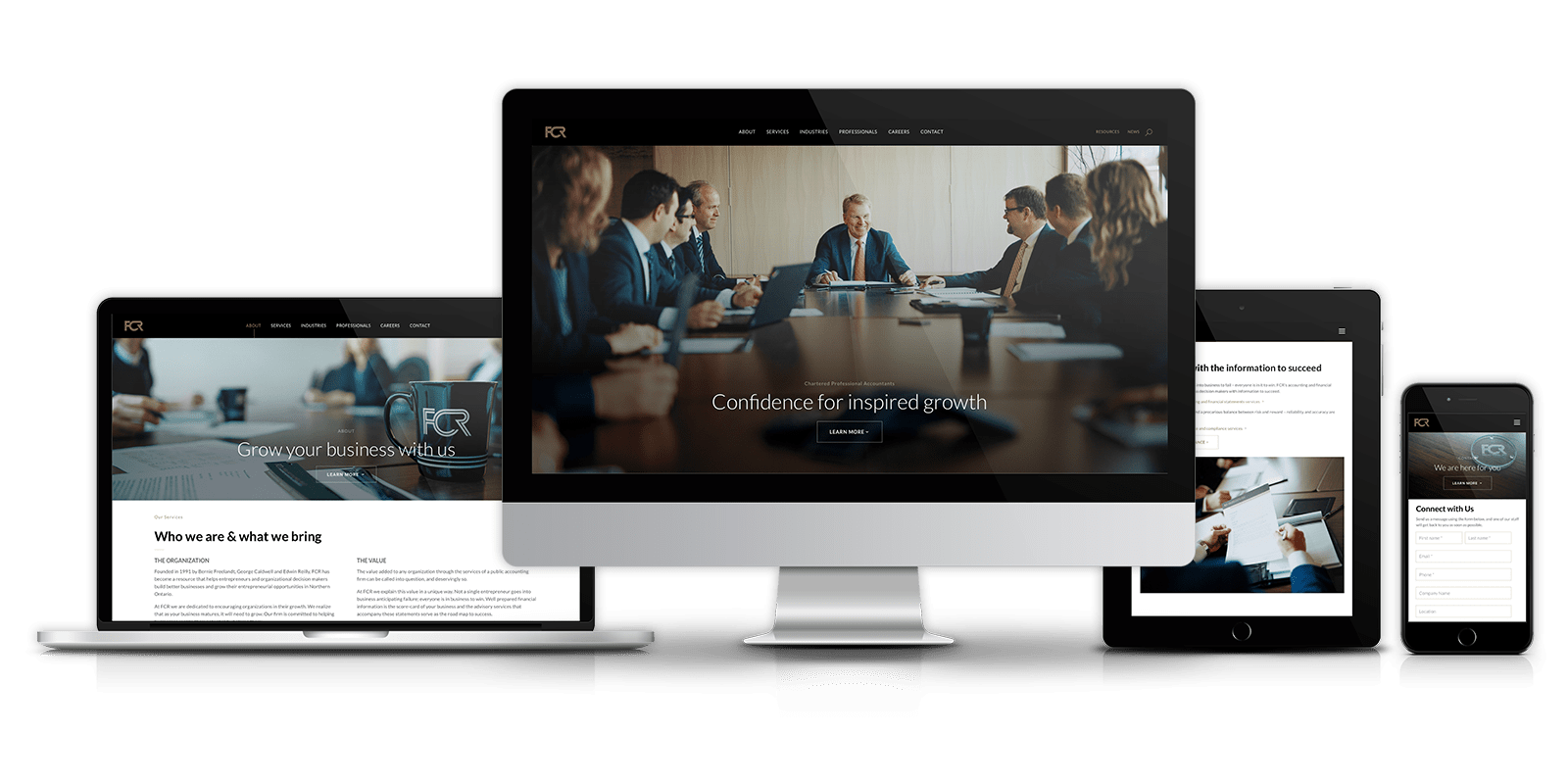 FCR Responsive Website Design