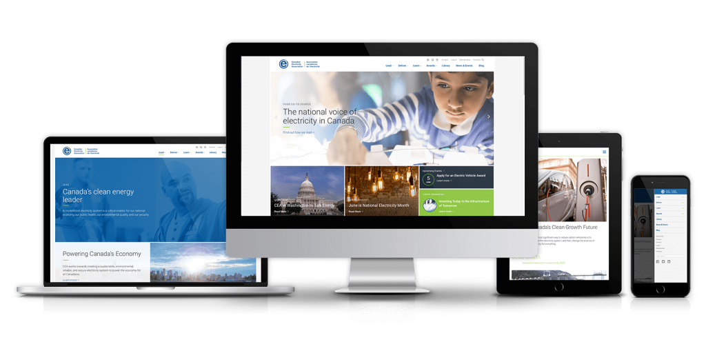 Canadian Electricity Association – New Website Design