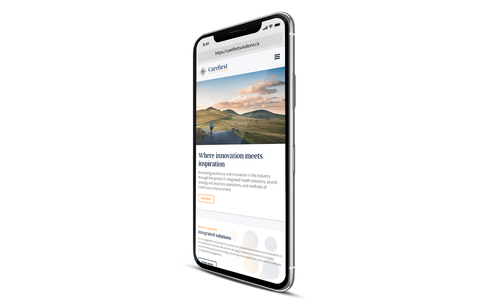 Carefirst Solutions - Mobile Website Design