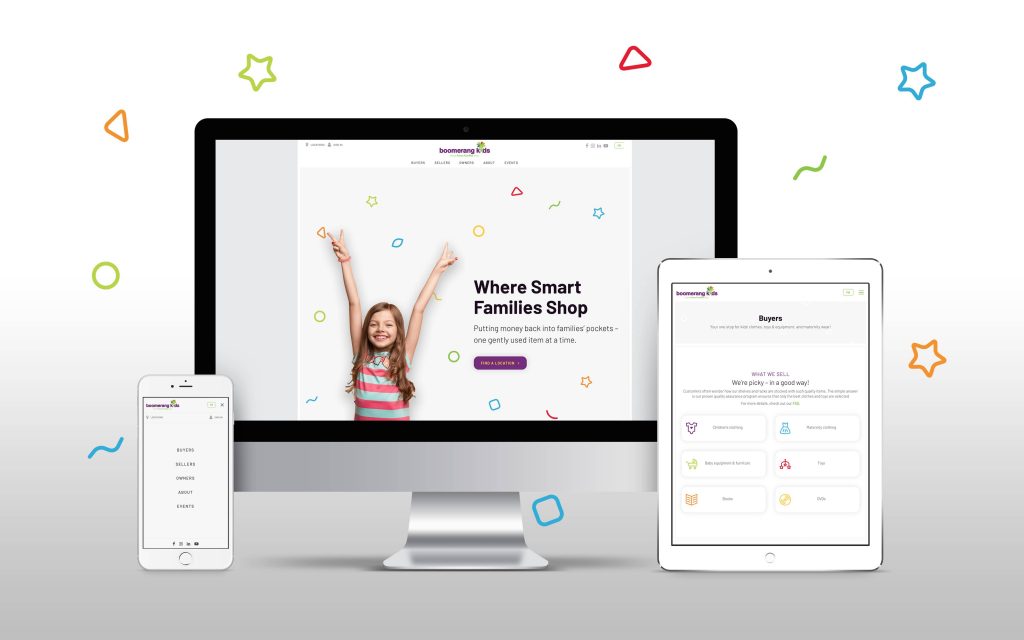 Boomerang Kids – New Website Design