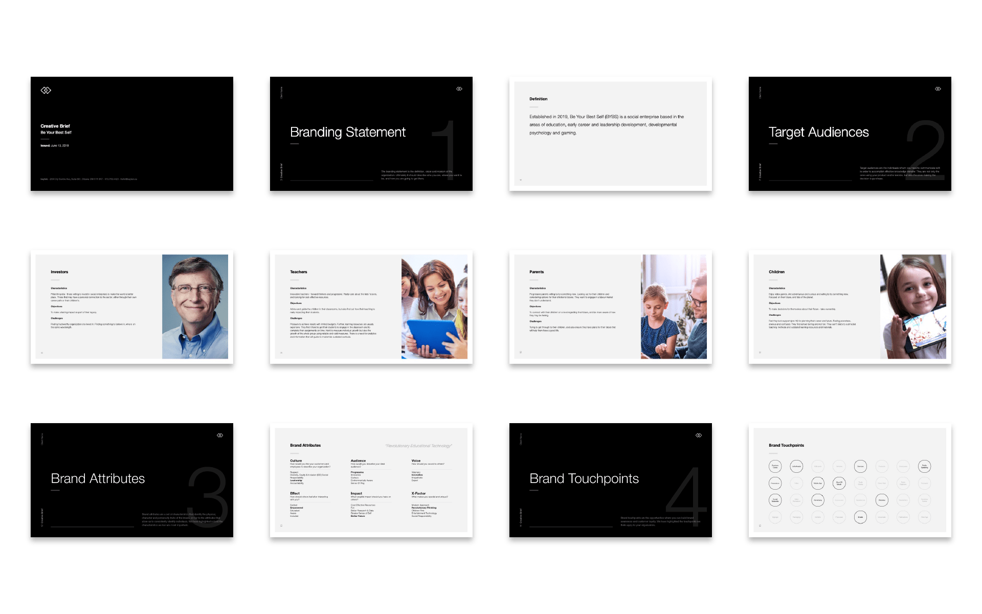 BYBS - Creative Brief Layout