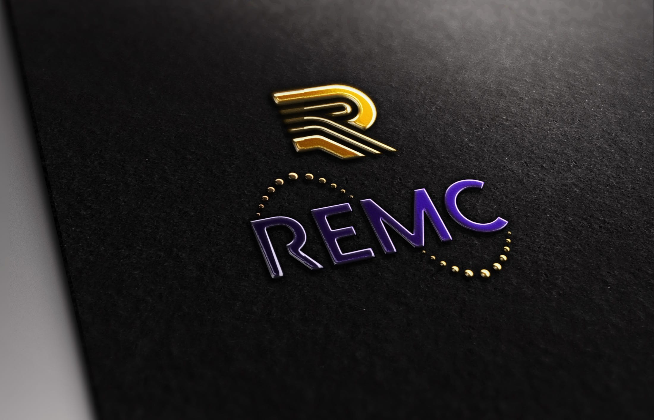 REMC - Hot Foil - Logo Design