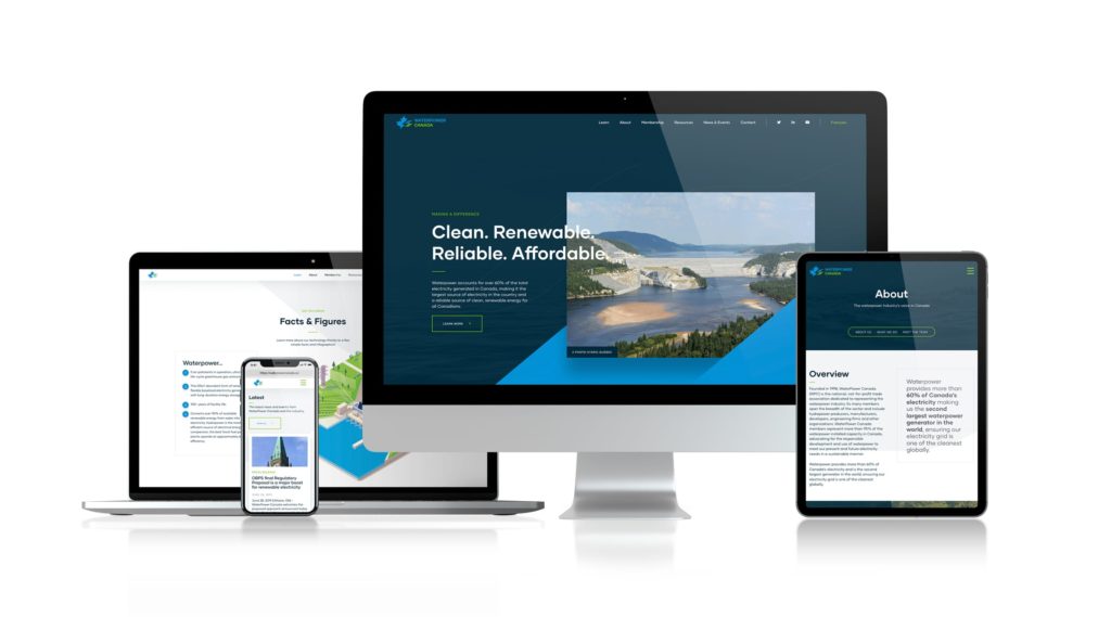 WaterPower Canada – Rebrand & New Website