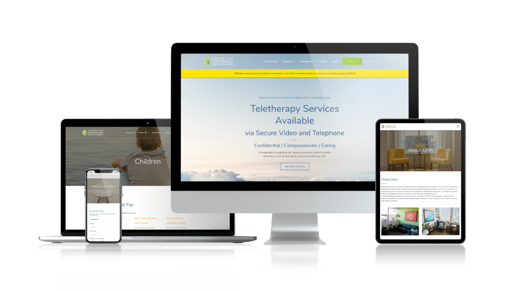 Centre for Interpersonal Relationships (CFIR) – New Website