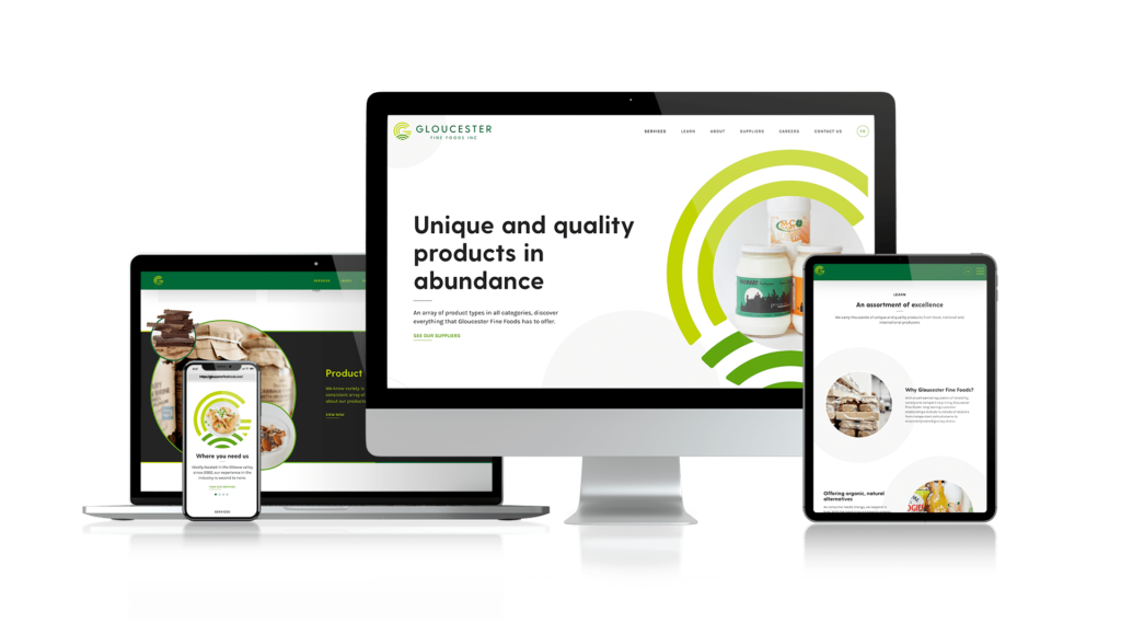 Gloucester Fine Foods – New Rebrand and Website