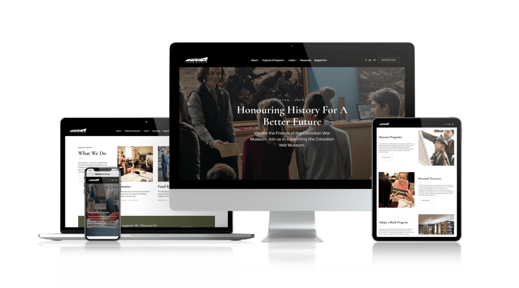 Friends of the Canadian War Museum – New Website