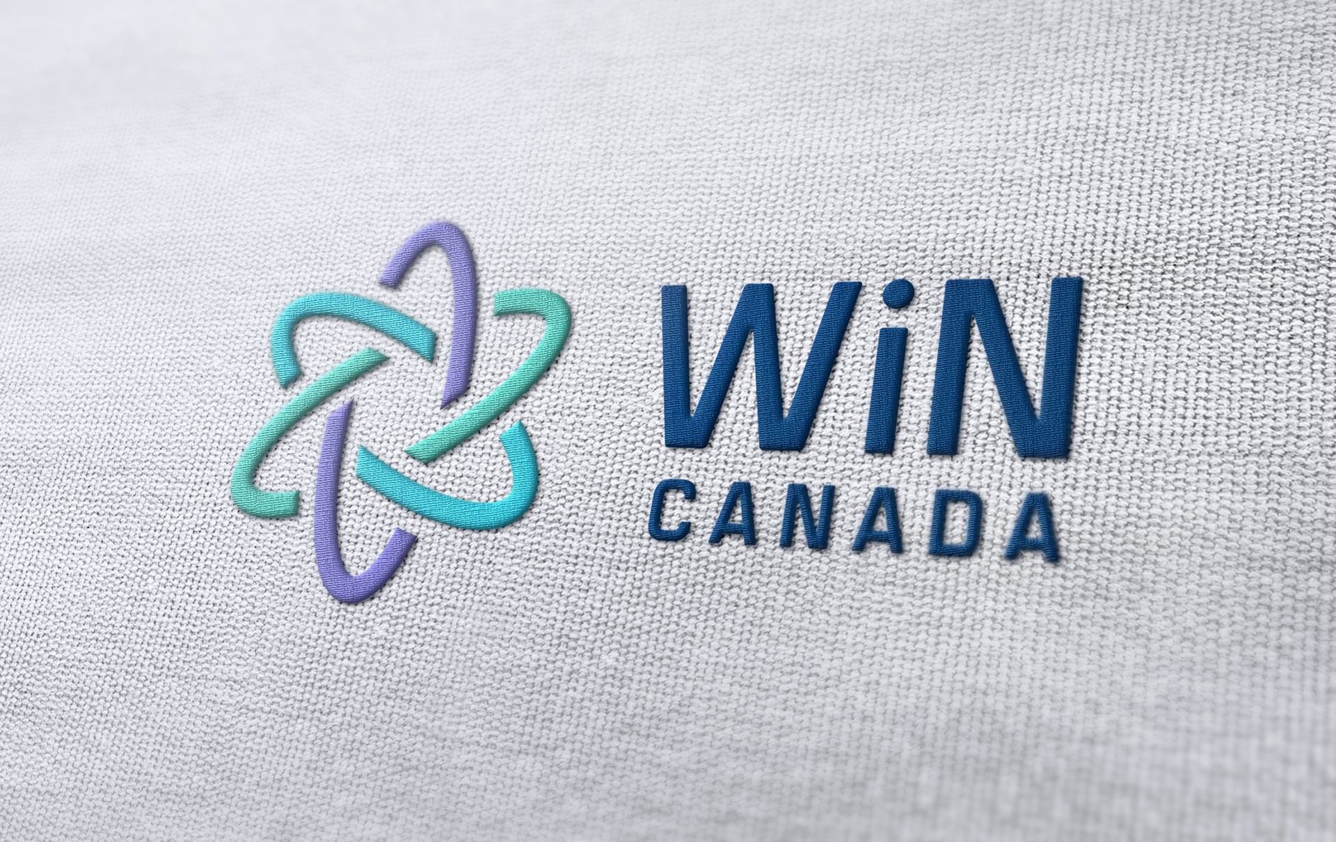 WiN Canada - Logo Design Embroidered