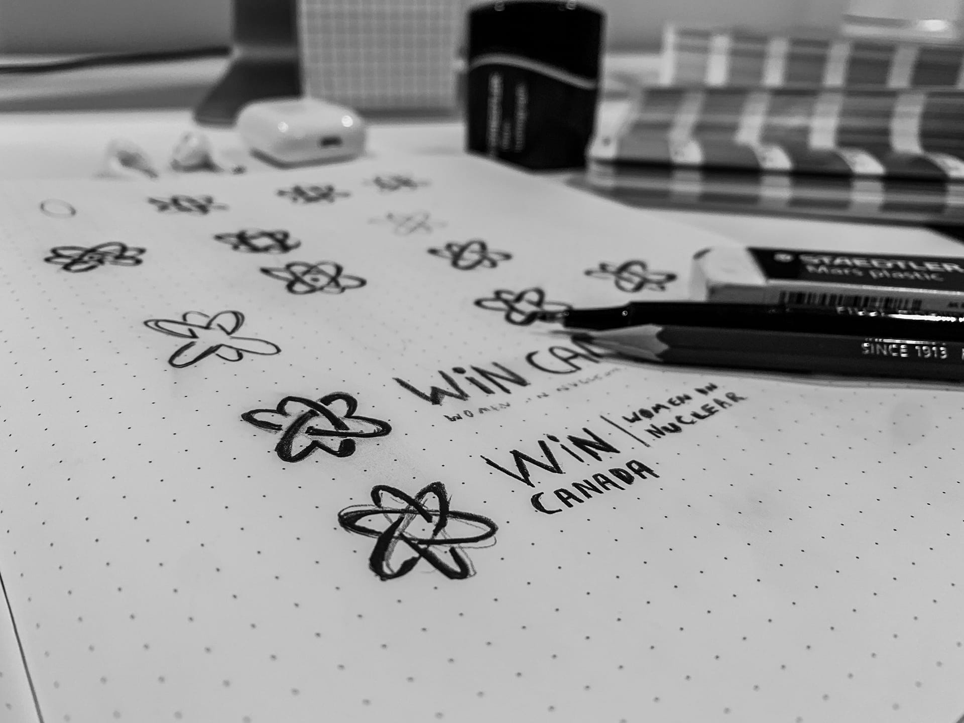 WiN Canada - Logo Design Sketches