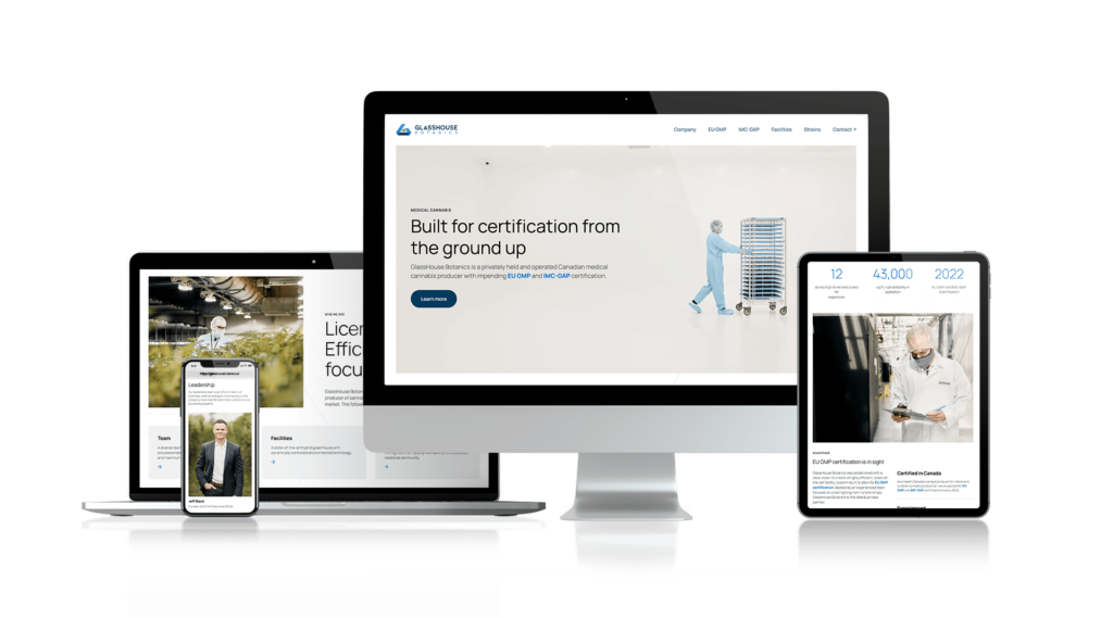 GlassHouse Botanics – New Website Redesign