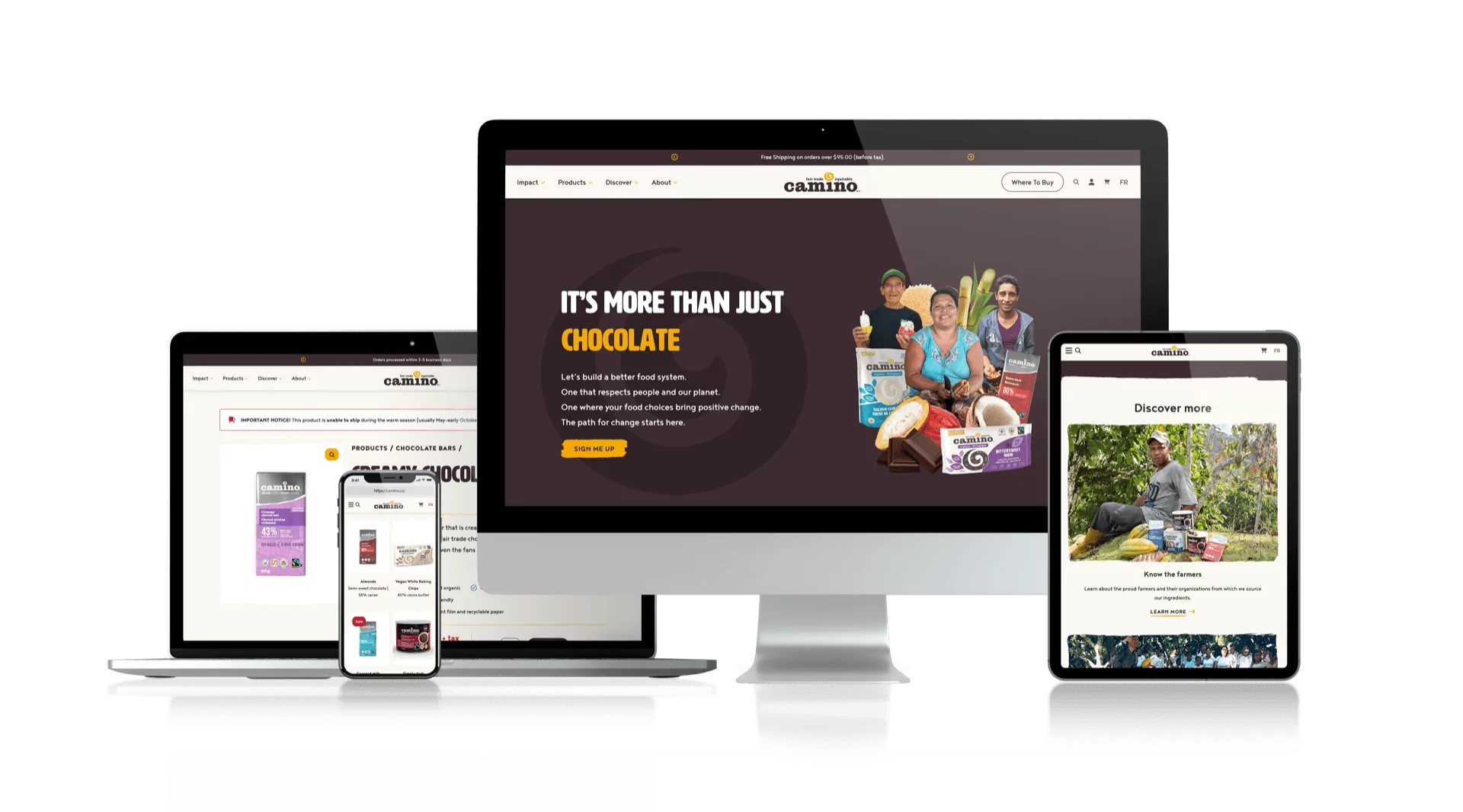 Camino - Responsive Website Design