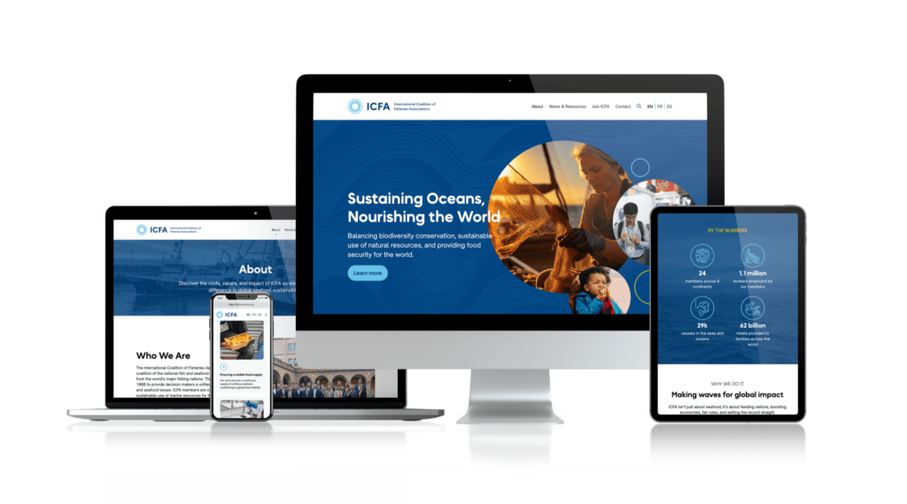 ICFA – New Brand and Website Design
