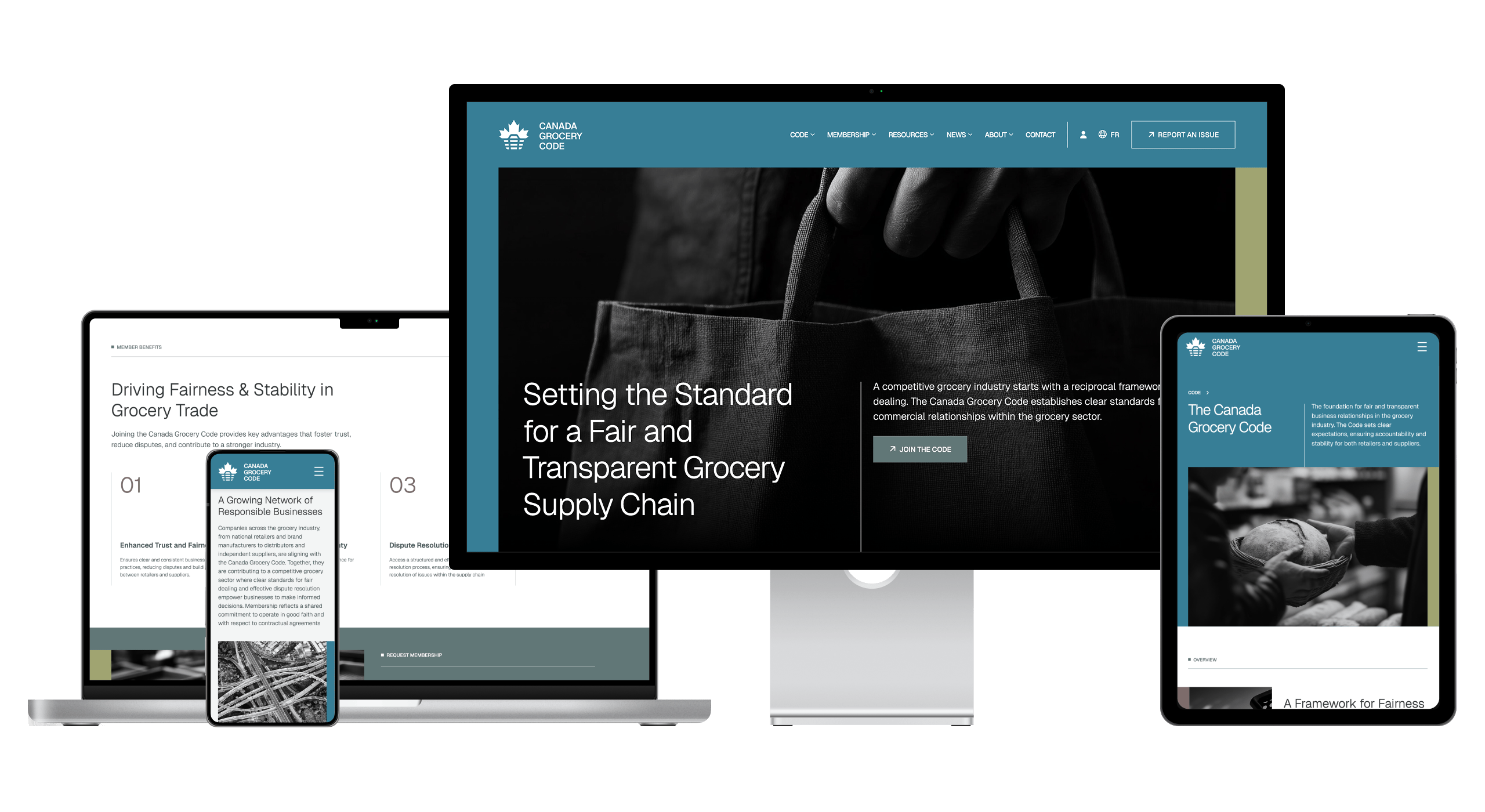 Canada Grocery Code – New Brand & Website