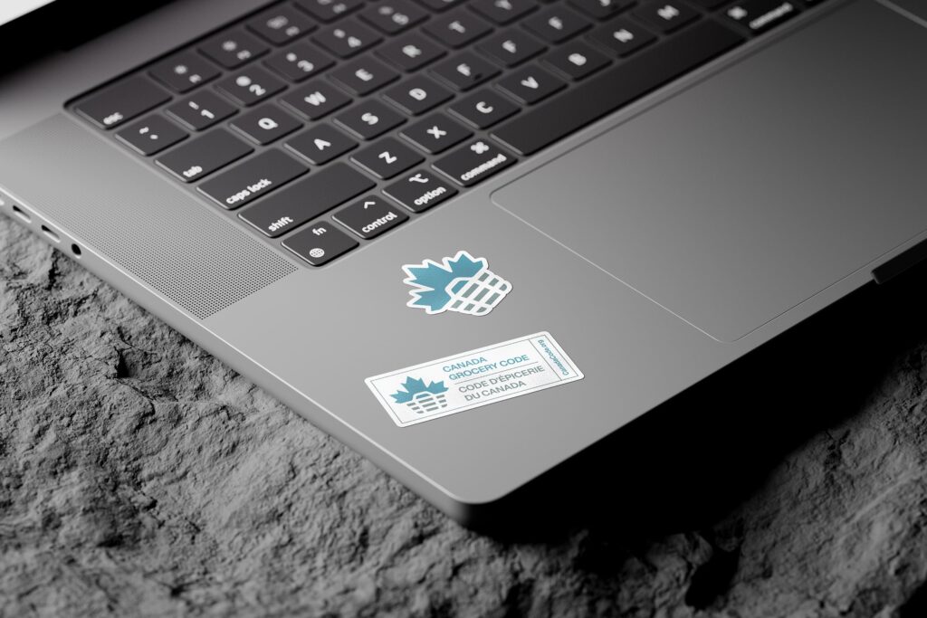 Canada Grocery Code - Sticker Design