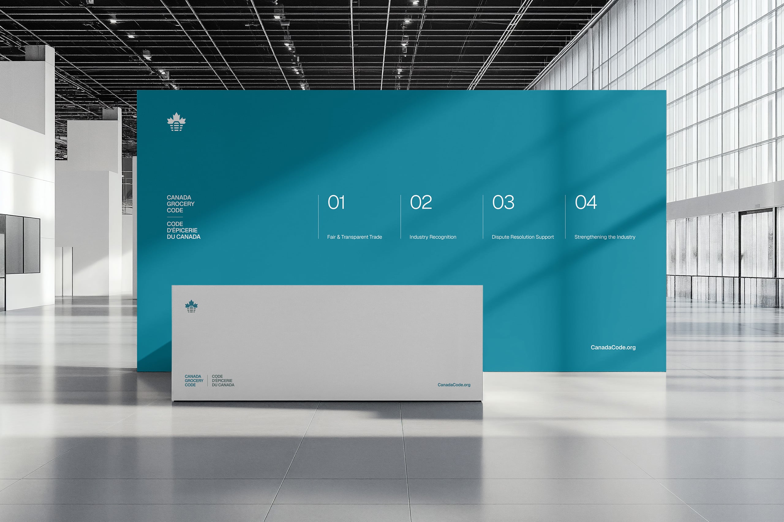 Canada Grocery Code - Booth Design