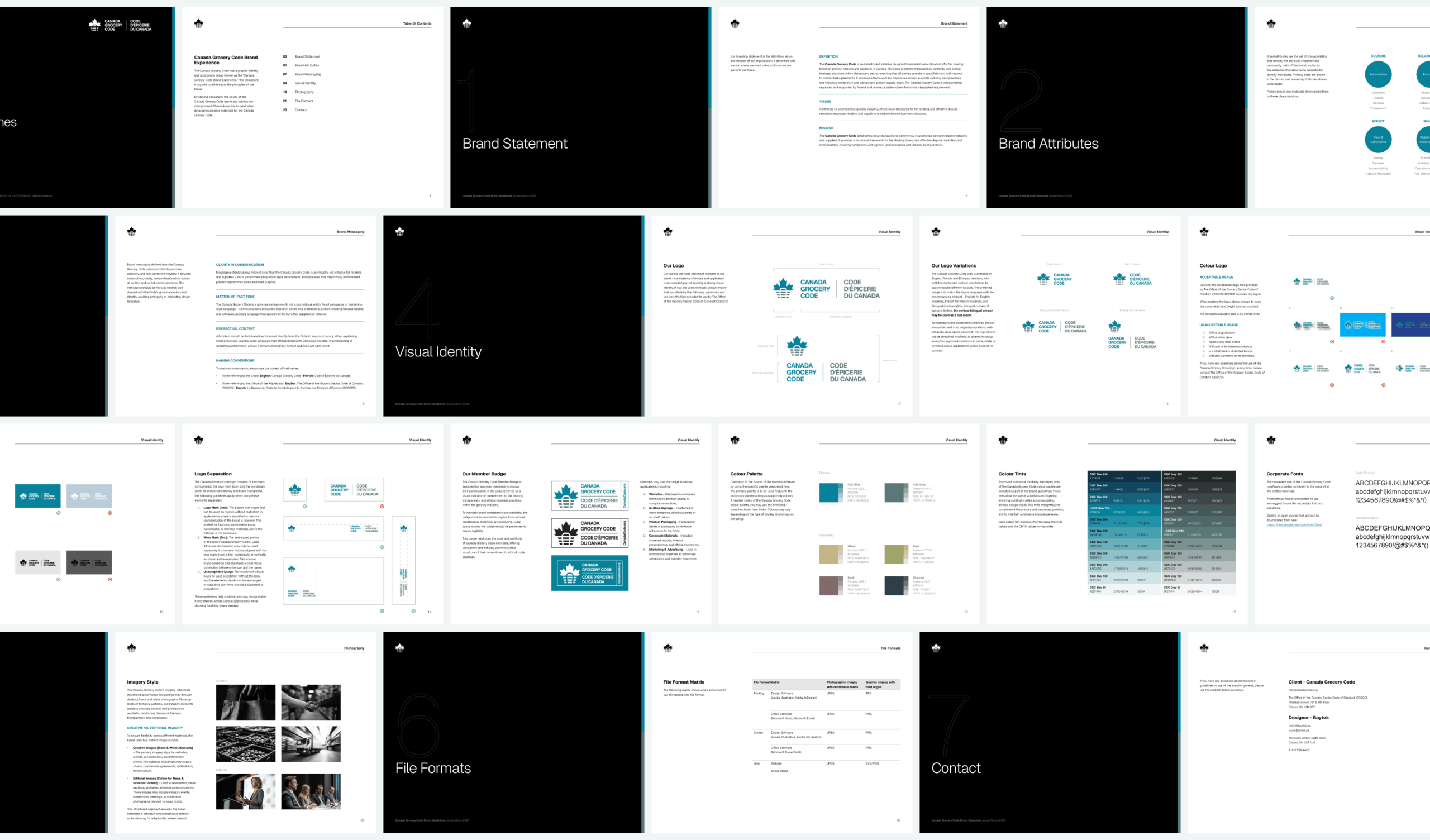 Canada Grocery Code Brand Guidelines