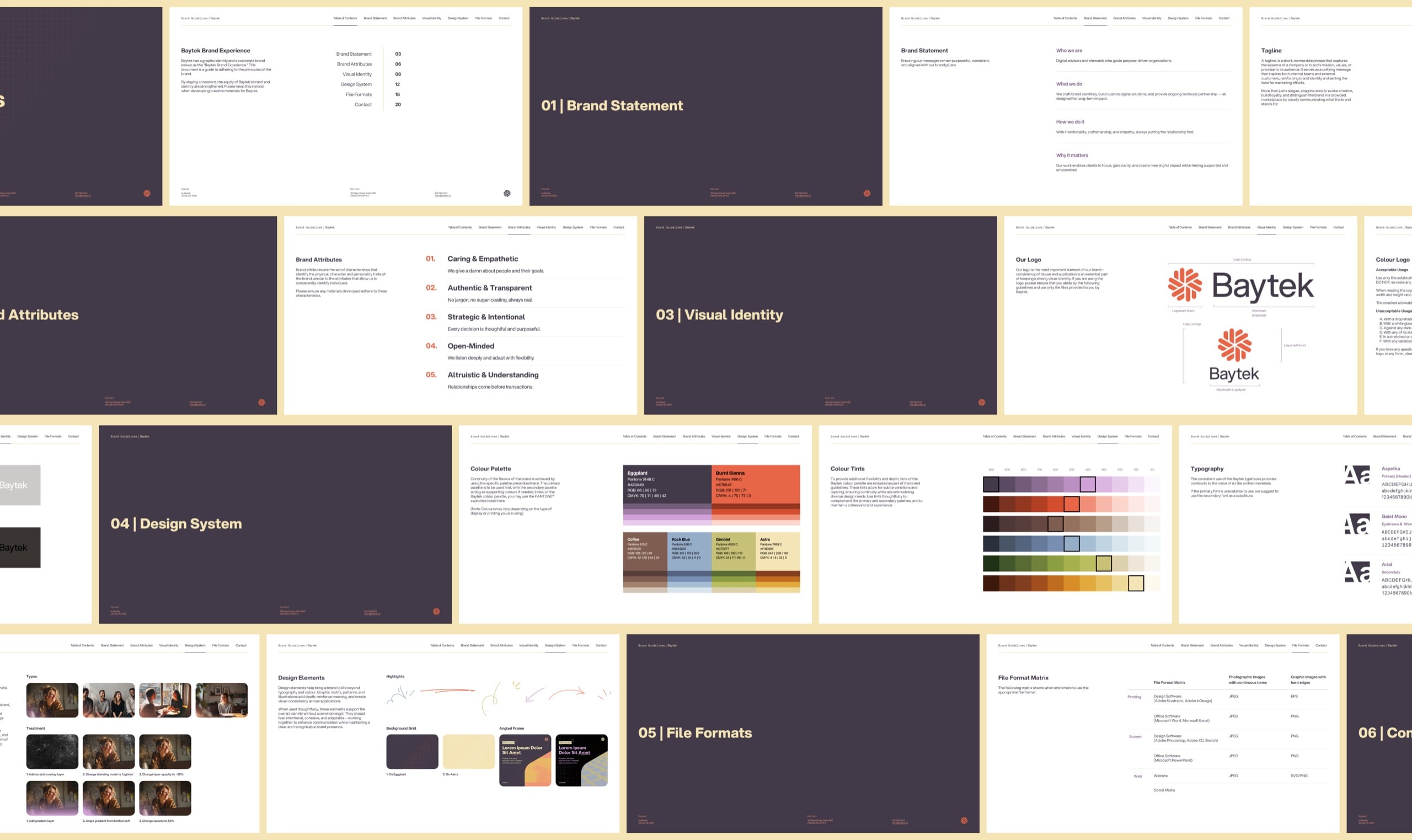Our brand guidelines document