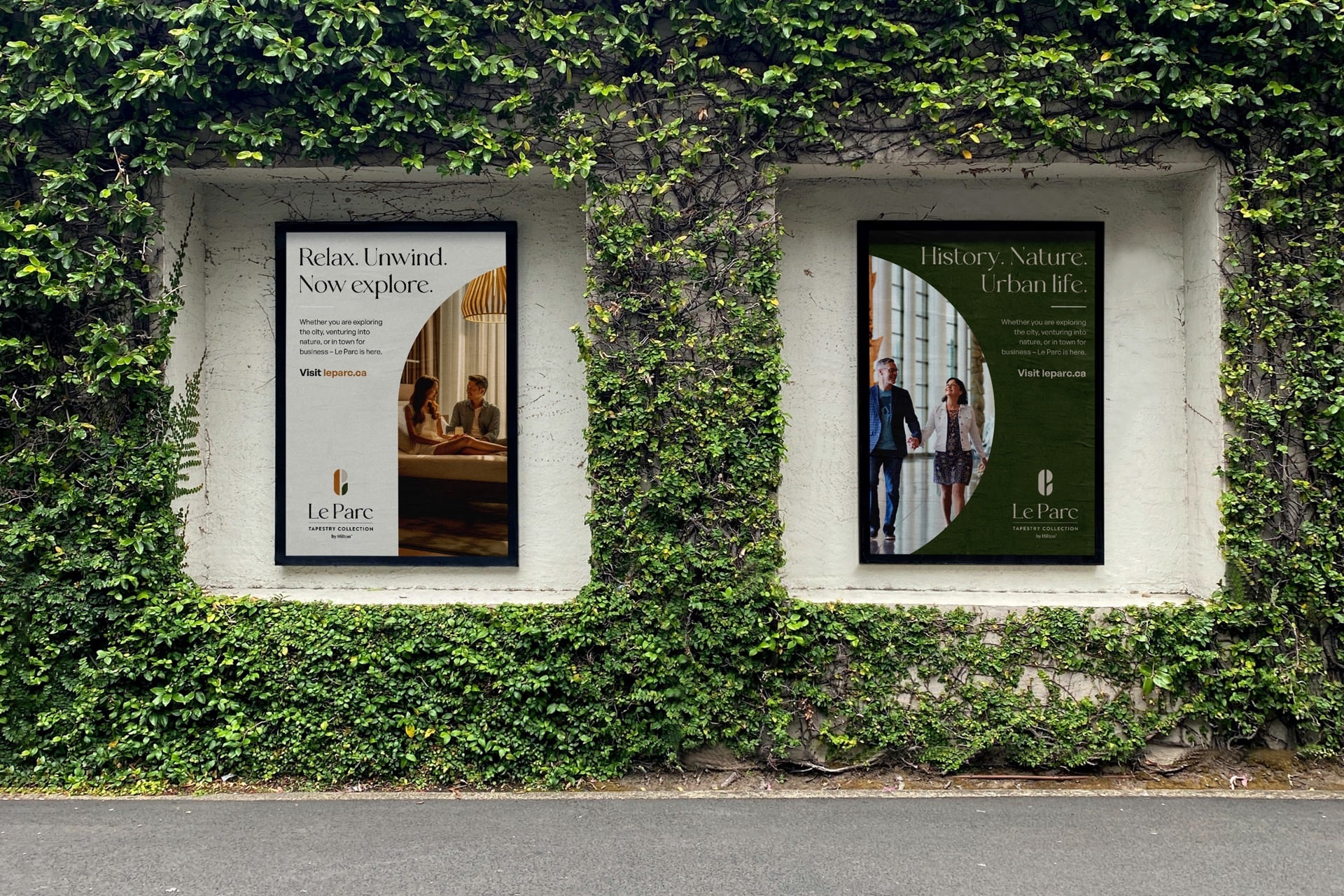 Two posters for Le Parc Hotel