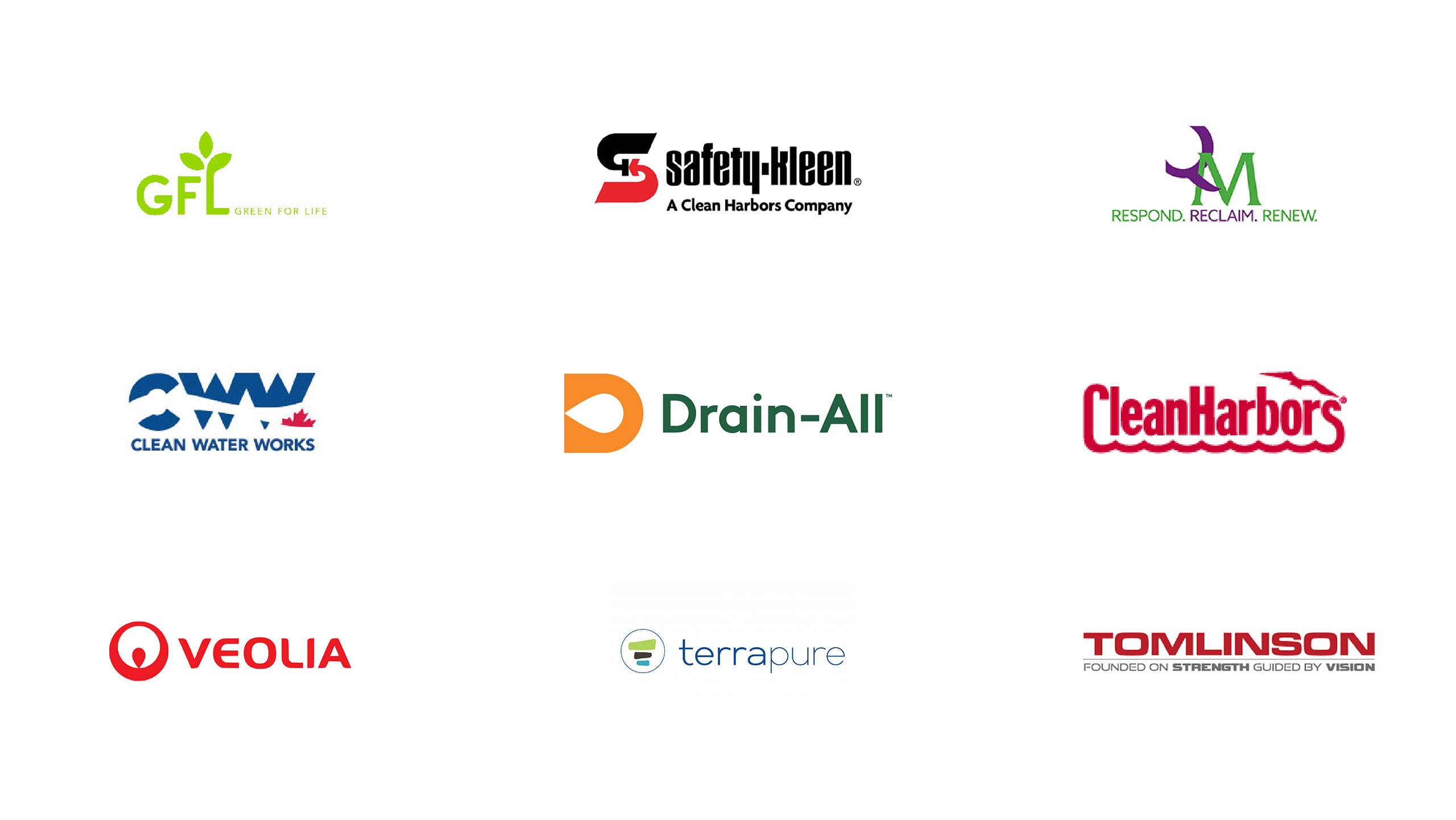 Drain-All Logo vs the competition