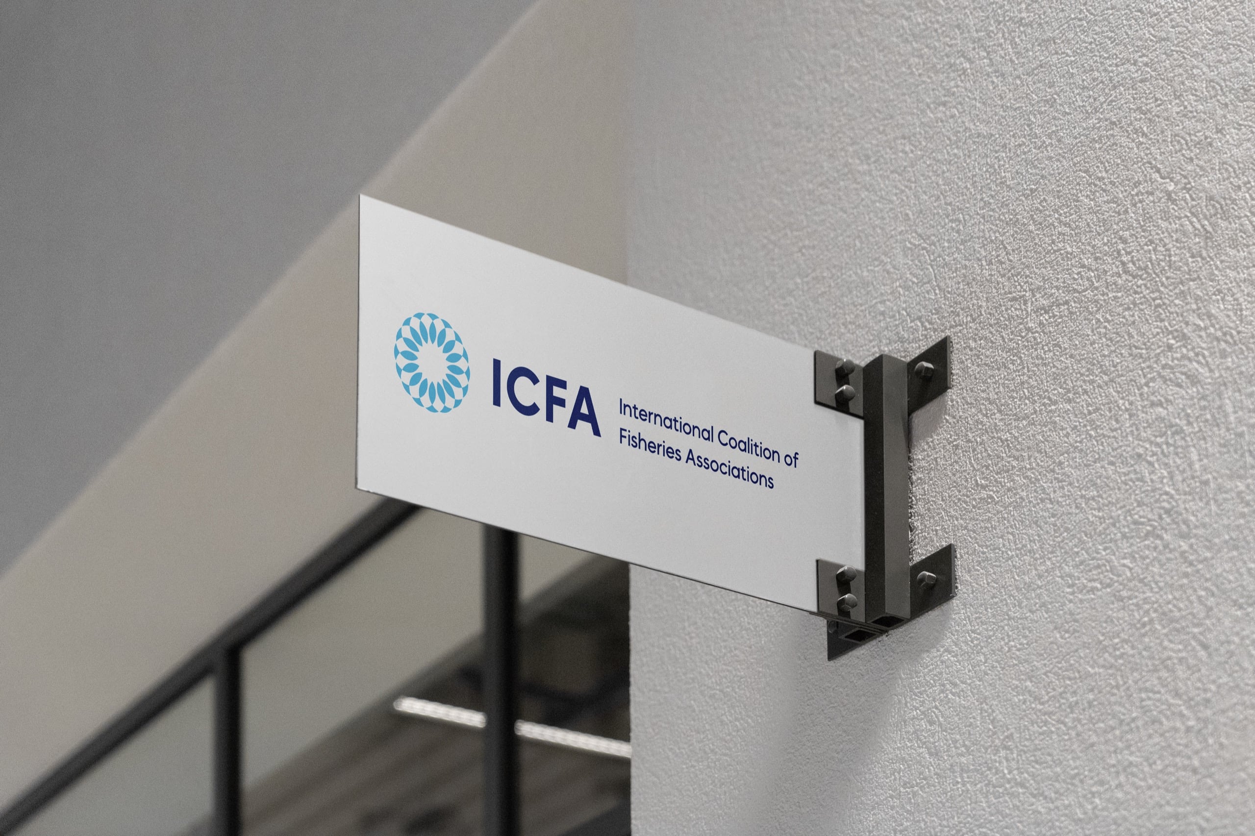 ICFA Logo on an internal sign