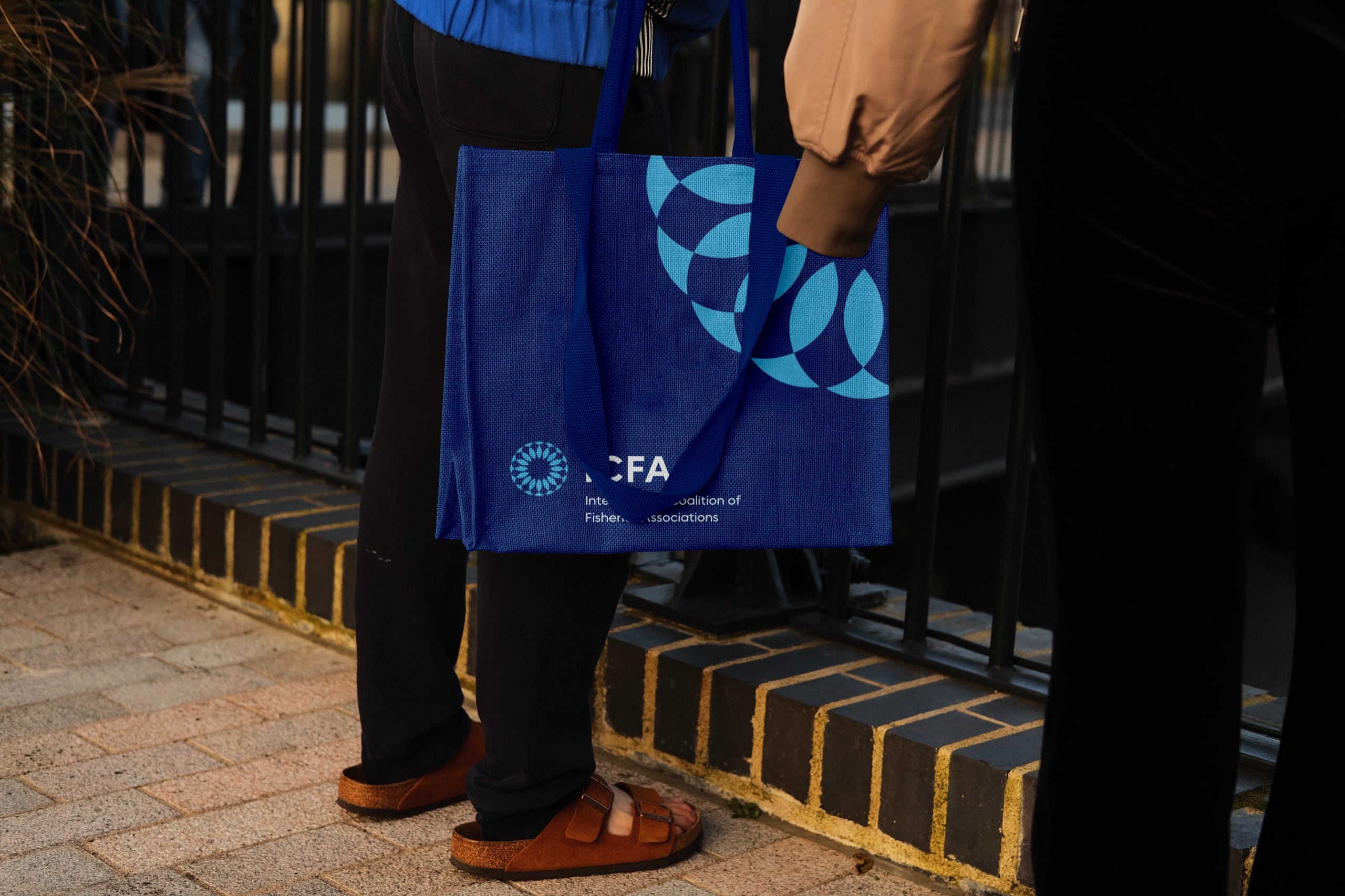ICFA Logo on a tote bag